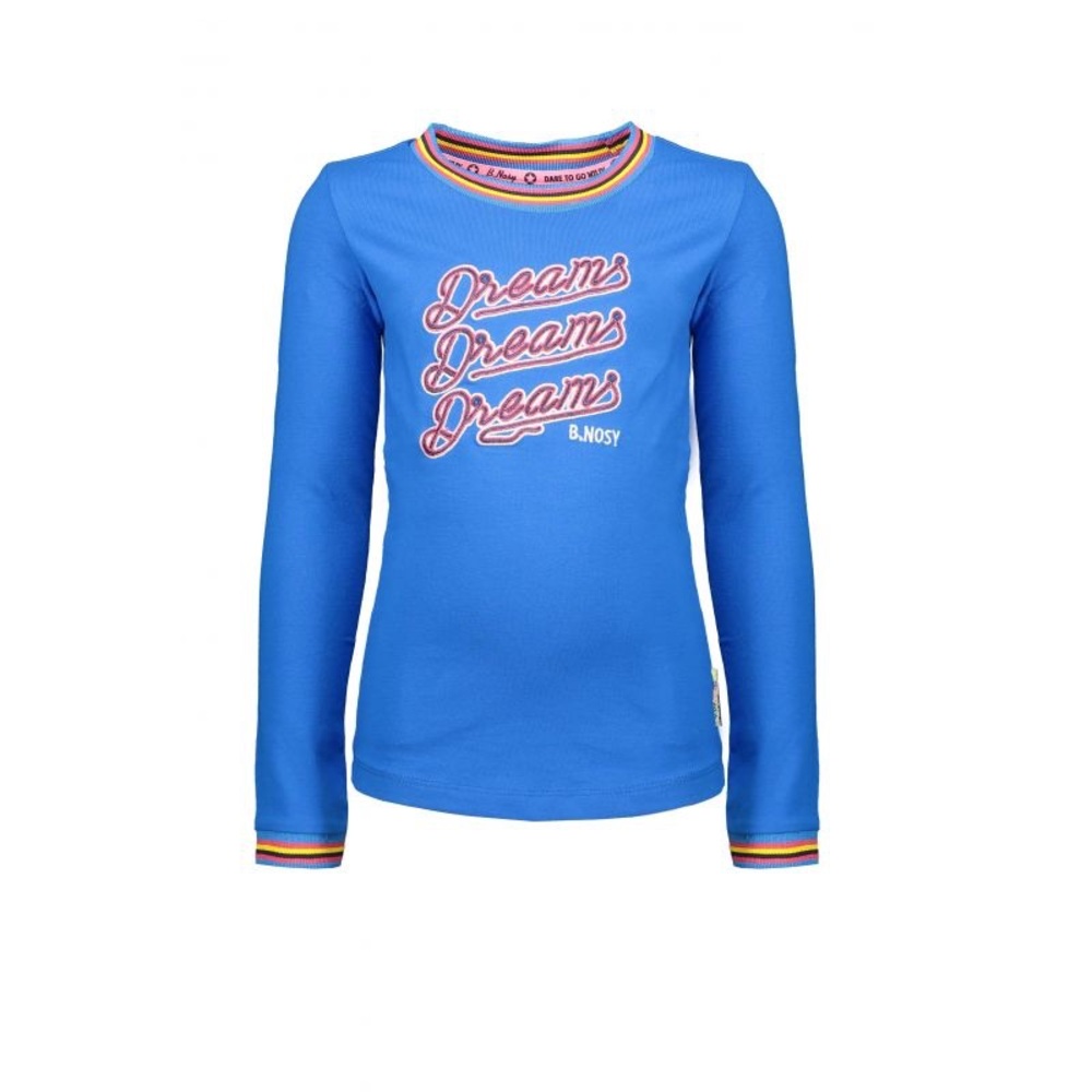 B.Nosy Girl Blue Long Sleeve Tee